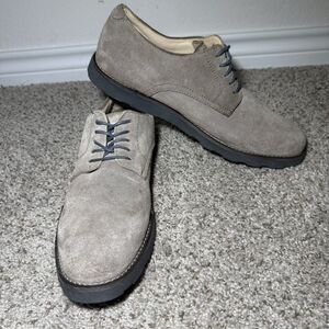 G.H. Bass & Co Exeter Taupe Suede Leather (5723) Shoes Men's Size 10
